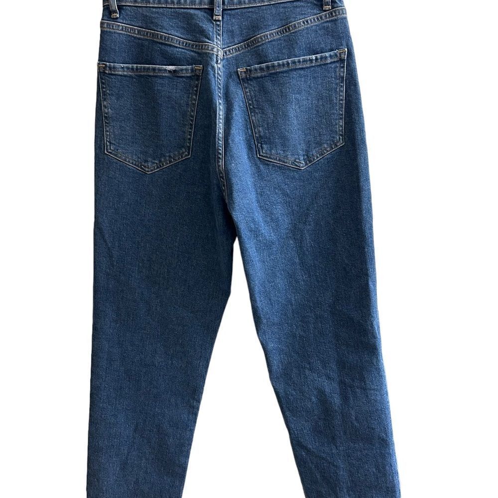 Express Mom Wedgie Jeans Super High Rise Button‎ Fly Medium Wash Size 4 - Picture 4 of 8